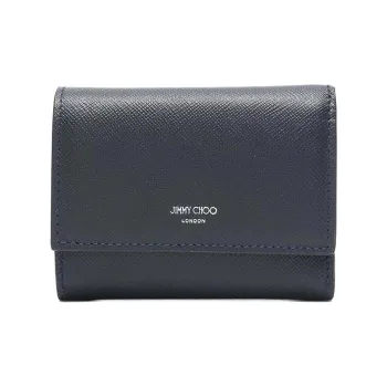 Jimmy Choo Calfskin Wallet Men's Blue