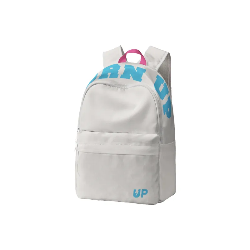 TURN UP Polyester Backpack Regular Unisex Gray-1