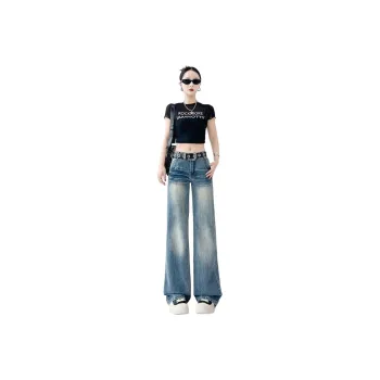 Mm Jeans Women's Vintage Blue Pants