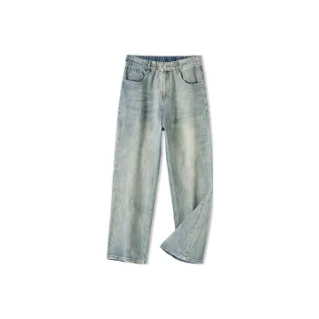 SNOW FLYING Jeans Unisex Washed Color