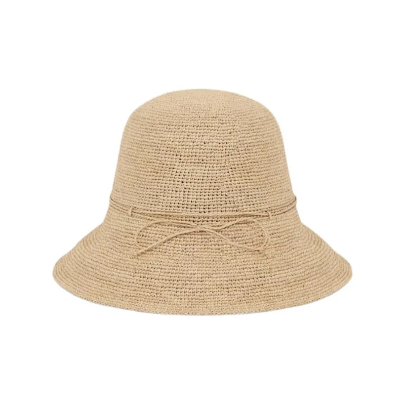 HELEN KAMINSKI Raffia Bucket Hats Women's Beige-1
