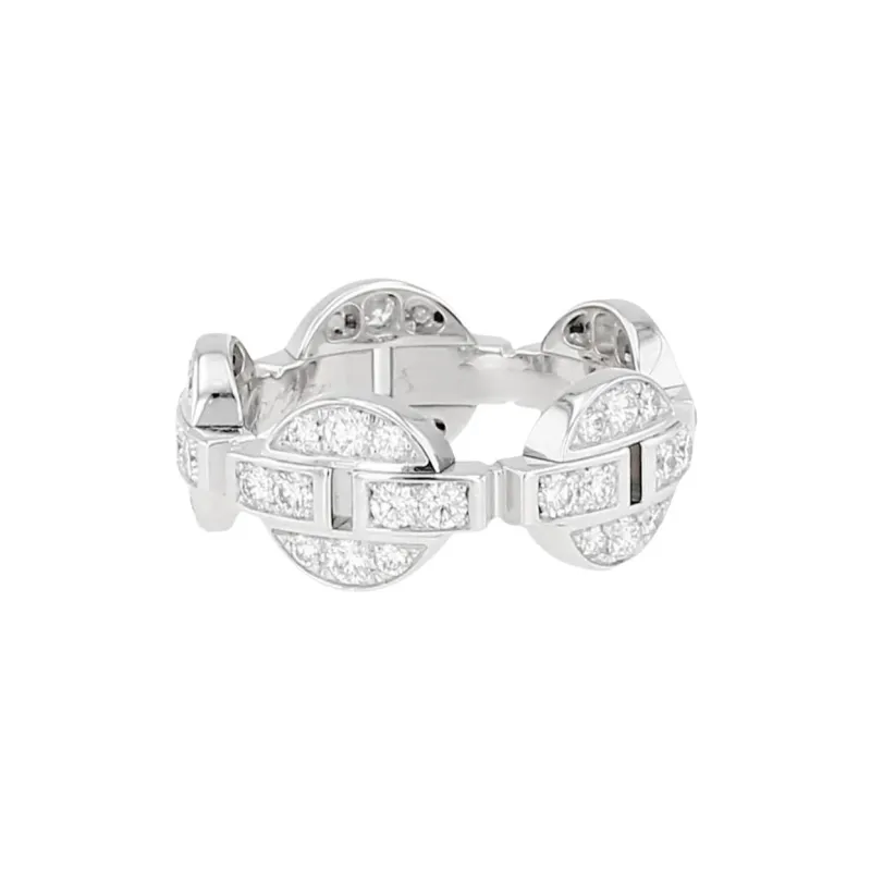 Cartier Pre owned 18kt White Gold Himalia Diamond Ring-1
