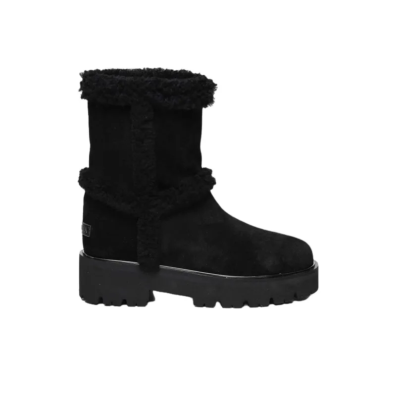 AQUAZZURA Teddi Ankle Boots Women's Black-1