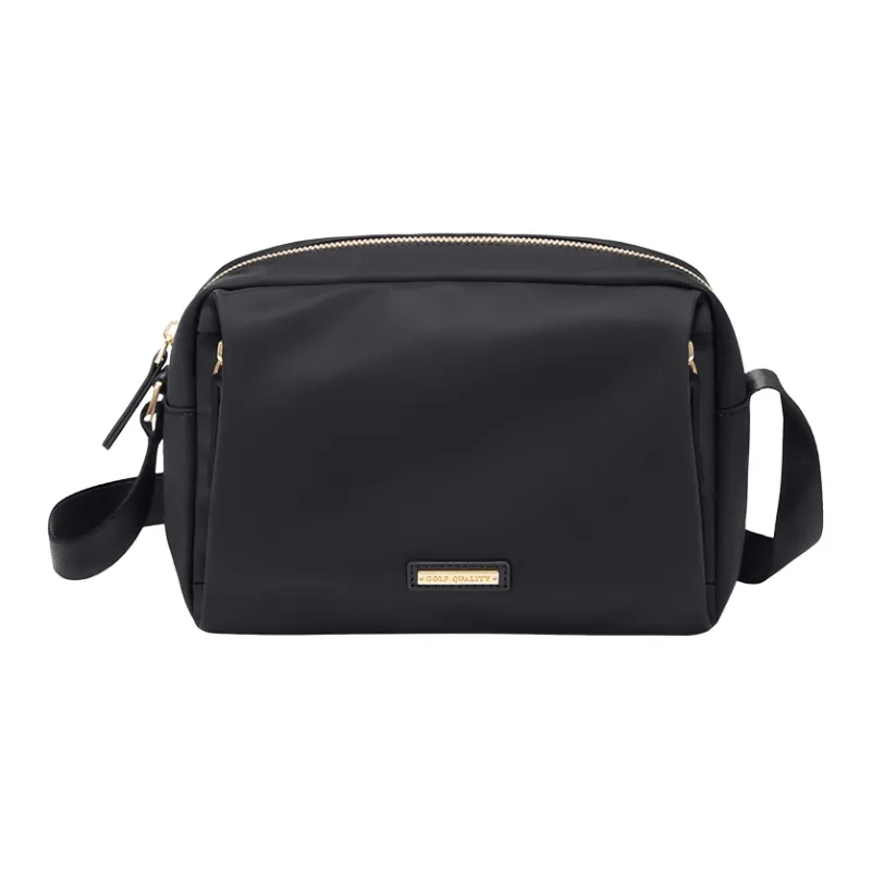 GOLF Fabric Crossbody Bag Regular Women's Apricot/Elegant Black-8