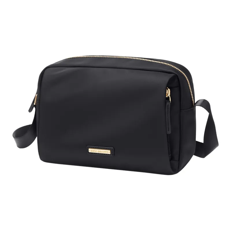 GOLF Fabric Crossbody Bag Regular Women's Apricot/Elegant Black-7