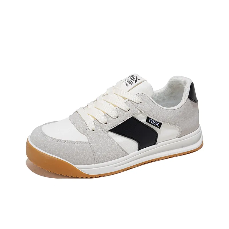 RENBEN Lightweight Support Low Top Skateboard Shoes Women's Greige-1
