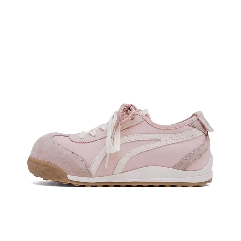 WJA Skateboard Shoes Women's Low Top Pink/Blue/Beige/Yellow-0