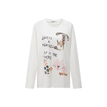 CLIMAX VISION Cute Pet Series Raglan Sleeve T Shirt Women's