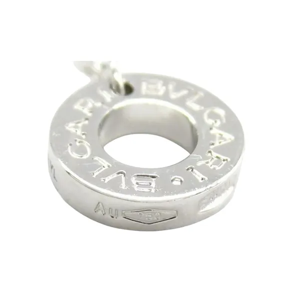 BVLGARI 2010s 18K White Gold Incontro D'Amore Diamond Necklace-2