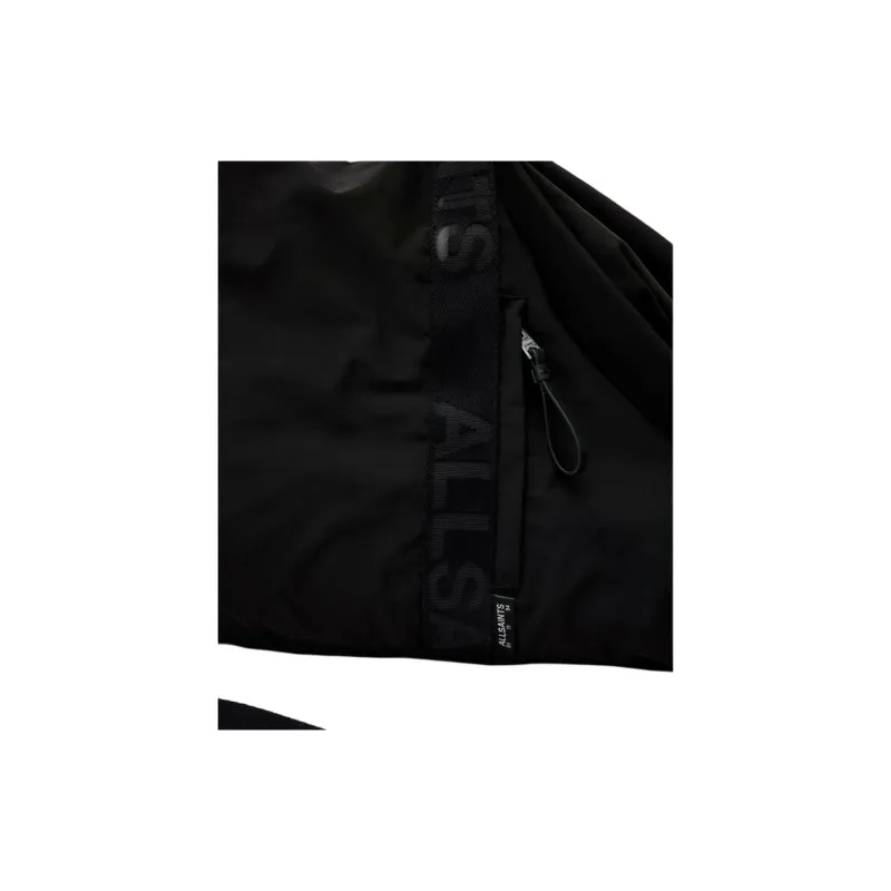 ALLSAINTS Polyester Shoulder Bag, Crossbody Bag, Handbag Men's Black-4