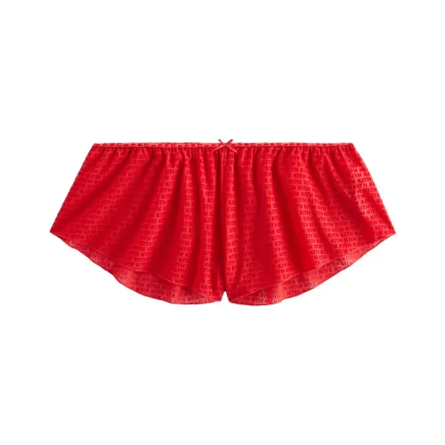 KITH Women's Mesh Tap Shorty Set Cherry Bomb