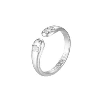 Nine Music 999 Fine Silver Rings Unisex