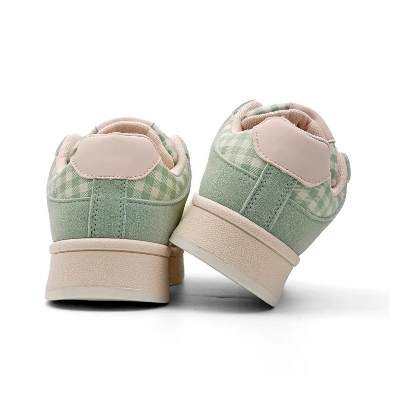 Mengsai Cushioning, Wear Resistant Low Top Skateboard Shoes Women's Guava Pink-2