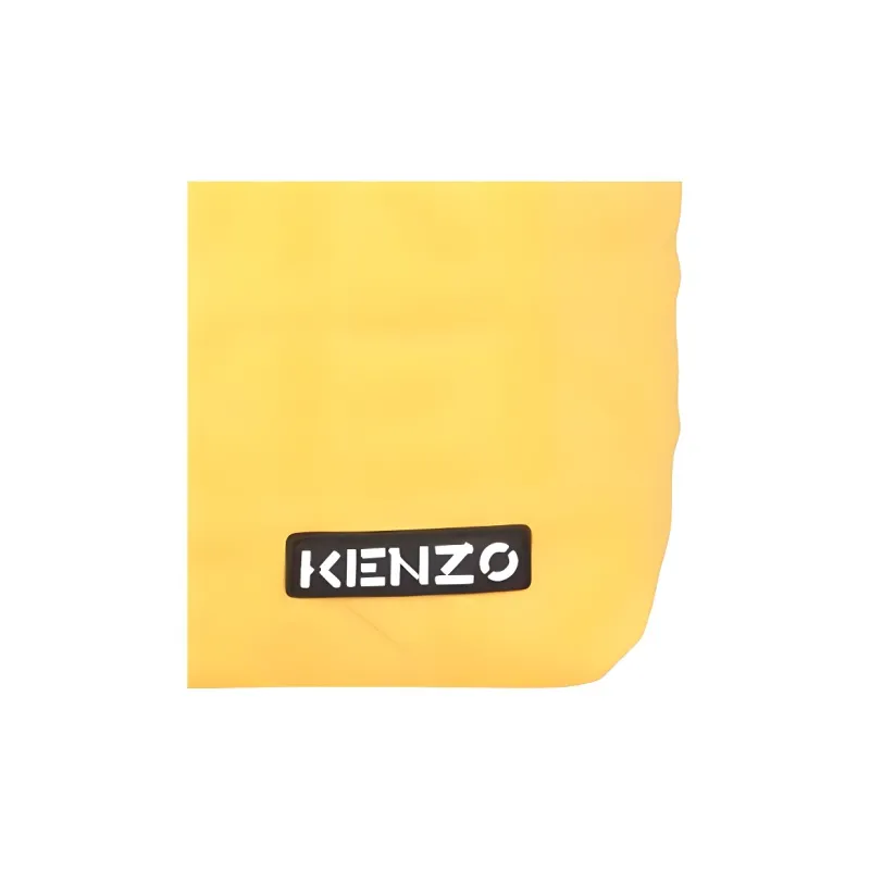 KENZO Polyester Tote Bag Shopping Bag Shoulder Bag Crossbody Bag Handbag Small Size Men's Gold-4