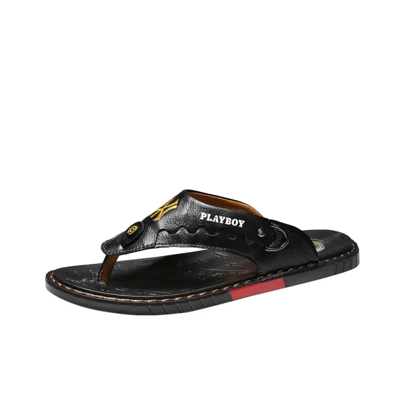 Playboy Odor Resistant Abrasion Resistant Slip Resistant Flip Flops Men's-3