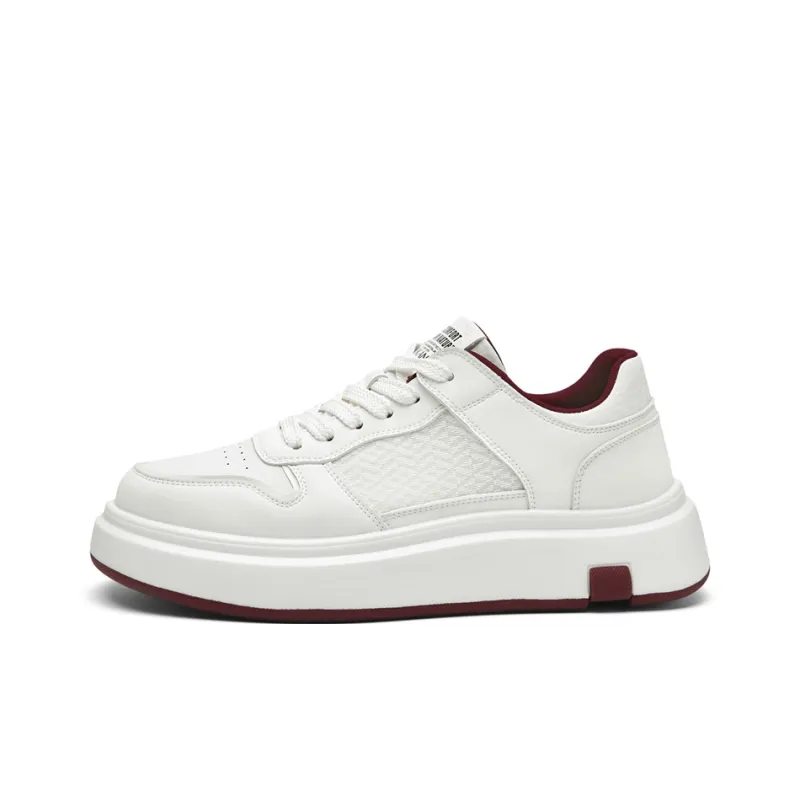 AOKANG Slip Resistant Lightweight Height Increasing Low Top Skateboard Shoes Men's-3