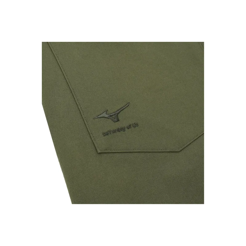 Mizuno X STU COTTON PANTS Casual Pants Men's Khaki-2