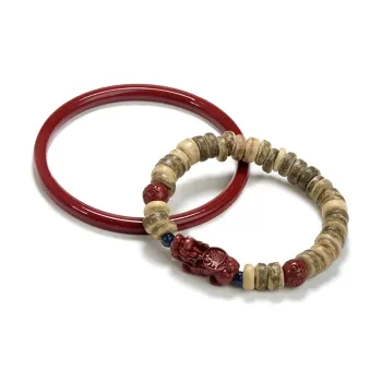 Bermuda Eyes Coconut Shell Beads Bracelets Unisex