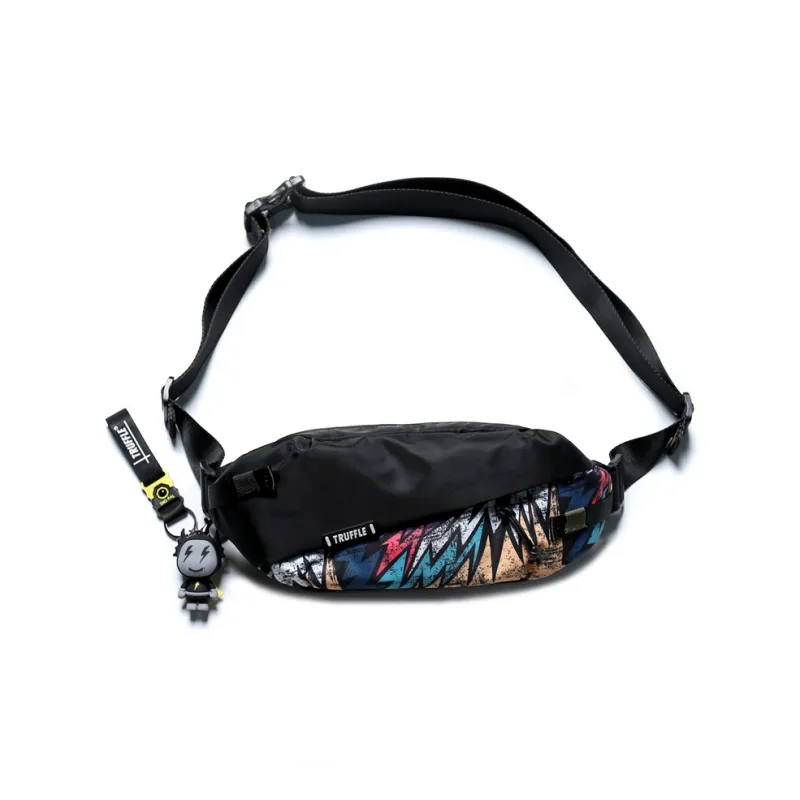 TRUFFLE Fabric Fanny Pack Crossbody Bag Shoulder Bag, Crossbody Bag Regular Unisex Multicolor-5
