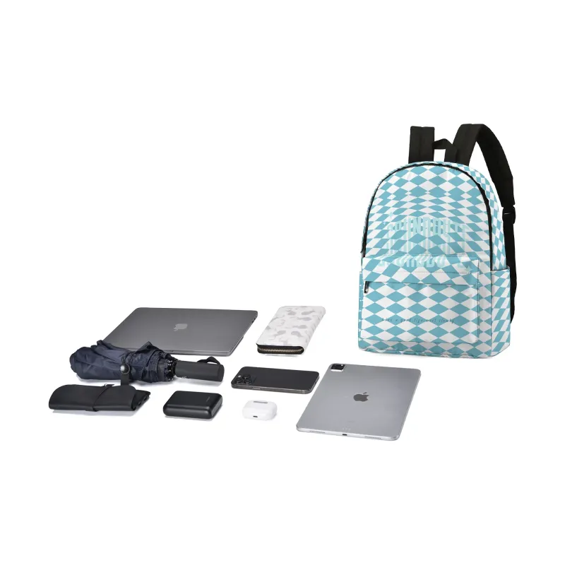 Soundbyte Polyester Backpack Regular Unisex White-11
