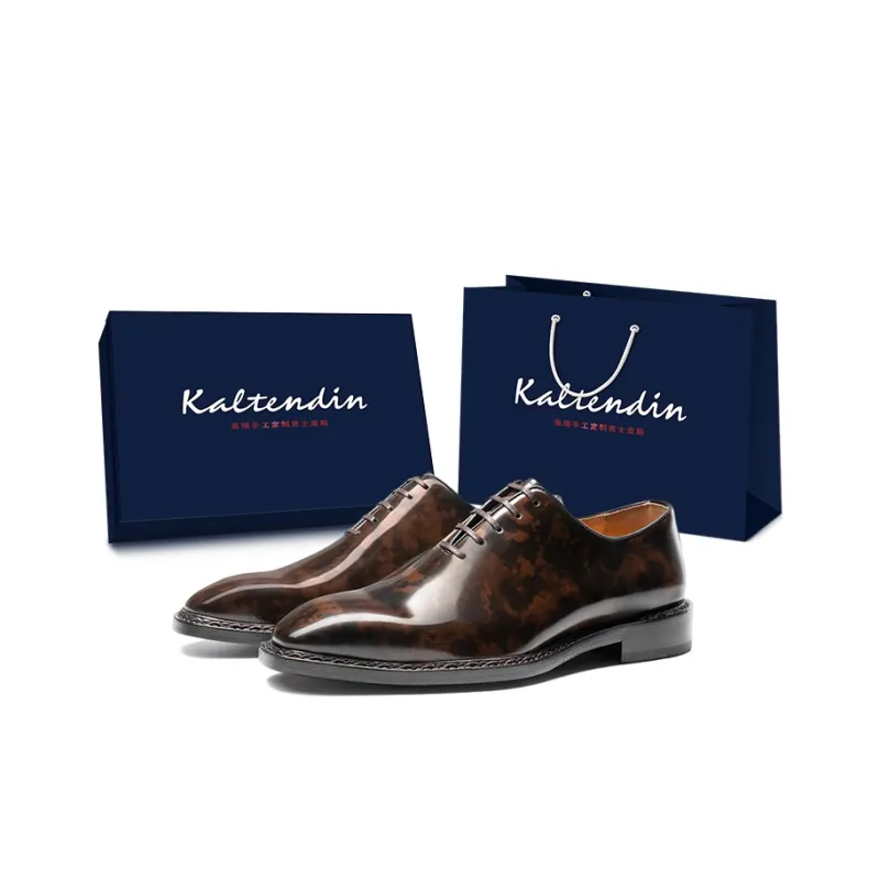 Kaltendin Dress Shoes Men's Brown-10