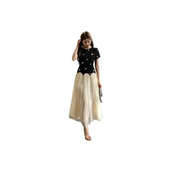 OZVO Sleeveless Dresses Women's Black Maxi Skirts