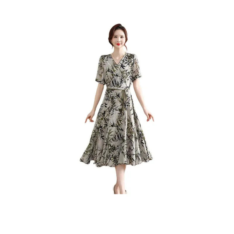 Yalu Short Sleeved Dress Women's-0