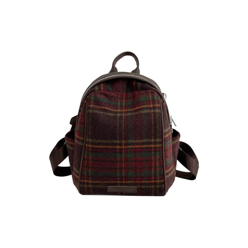 Yalu Nylon Backpack Women's Green/Red-7