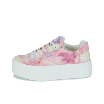 Buffalo Cushioning, Wear Resistant Low Top Casual Shoes Women's Pink White
