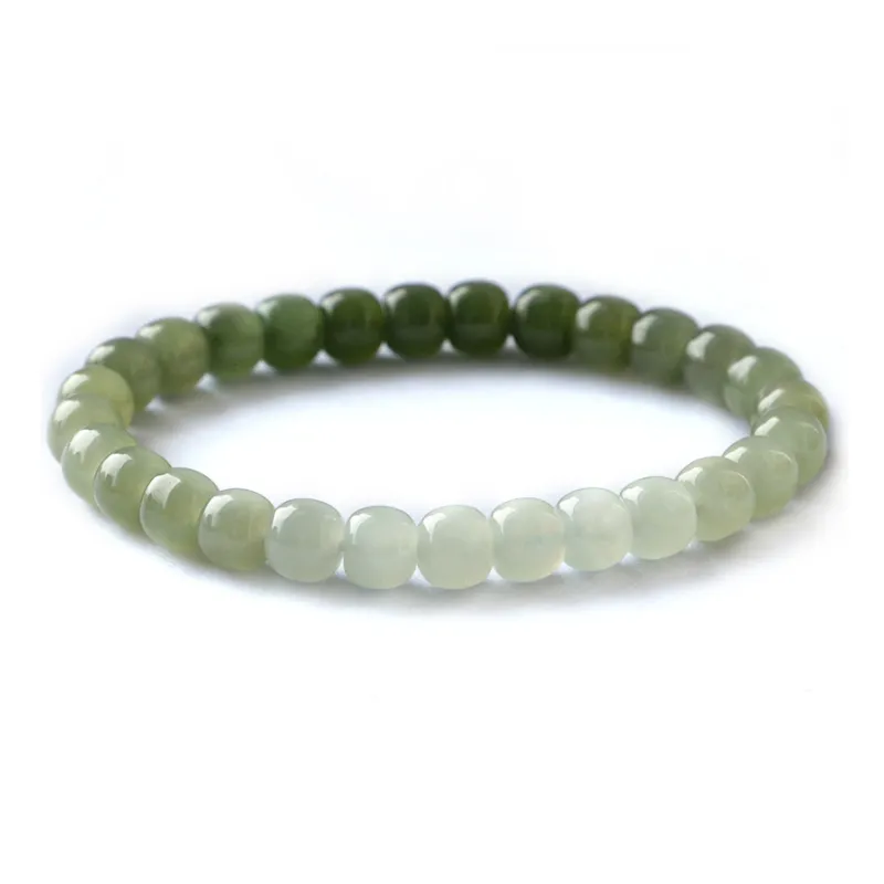 ORTAFFA Bracelets White Jade/Pale Greenish White Jade Unisex-5