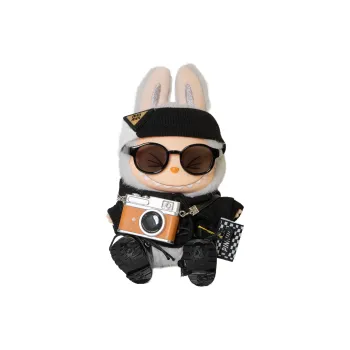[Dress Up Doll] POP MART THEMONSTERS Photography Artist, Lehehe Hang Tag Box Labubu Vinyl, Sitting Party Height 15cm