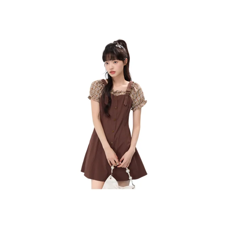 ZIHAN Short Sleeved Dress Women's-5