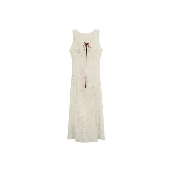 IQC Sleeveless Dresses Women's Yellow
