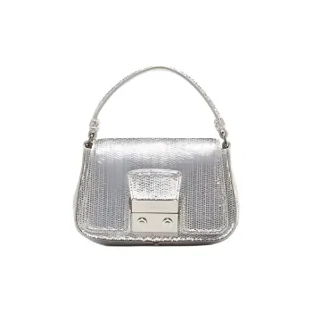 3.1 Phillip Lim Pashli Leather Shoulder Bag Crossbody Bag Handbag Women's Silver