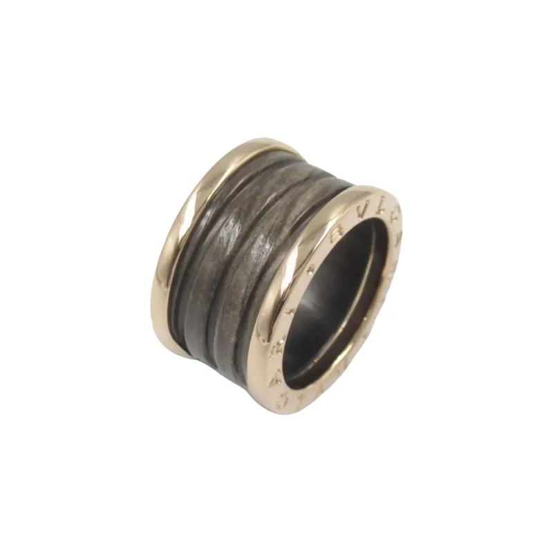 BVLGARI 2010s 18K Rose Gold B Zero One Ring-2