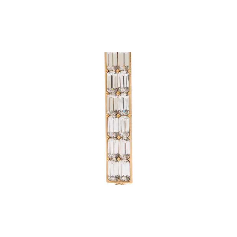 Valentino Crystal, Pearl Earrings Women's Silver-2