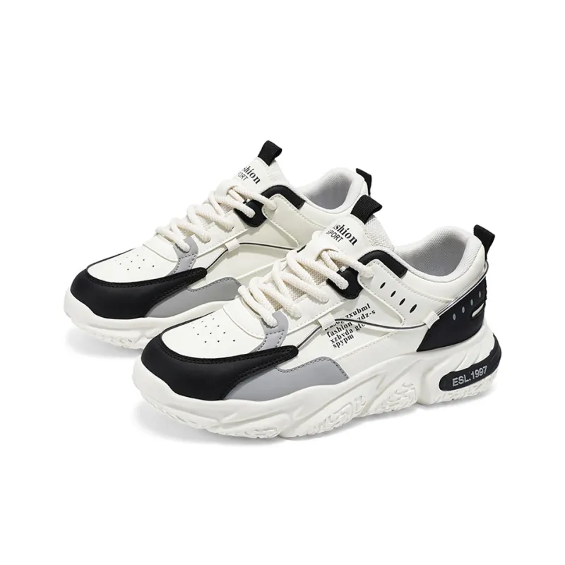 HACKBUTEER Low Top Chunky Sneakers Men's Box Included-3