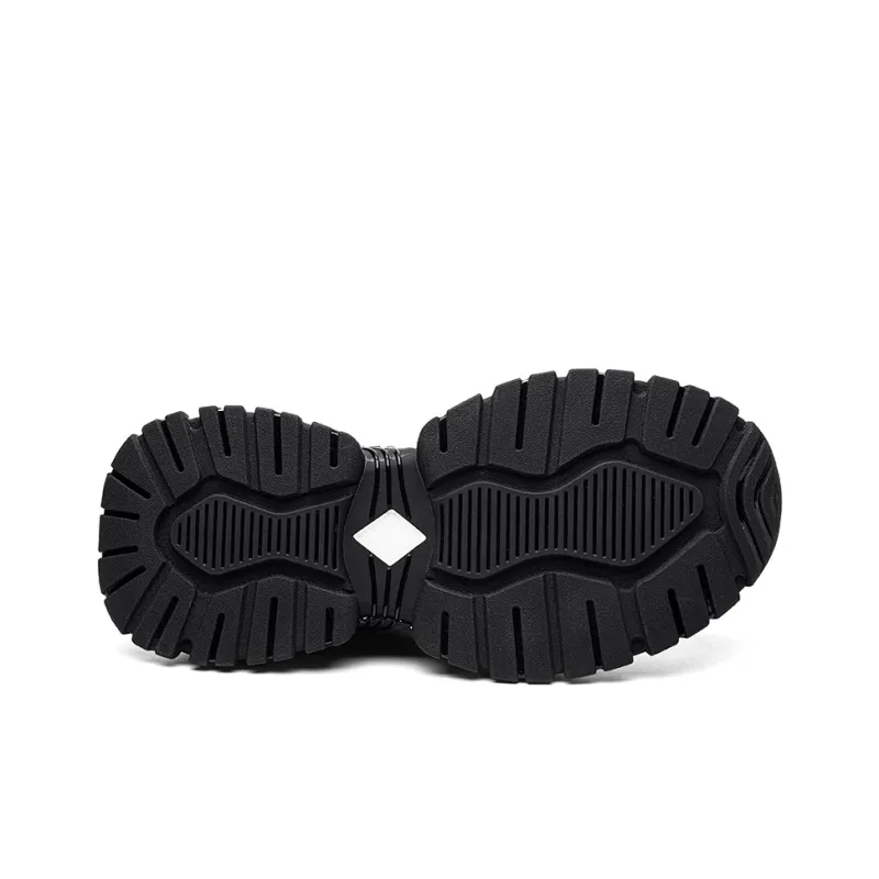 JEEP SPIRIT Darth Vader Chunky Sneakers Men Low Top Jet Black-11