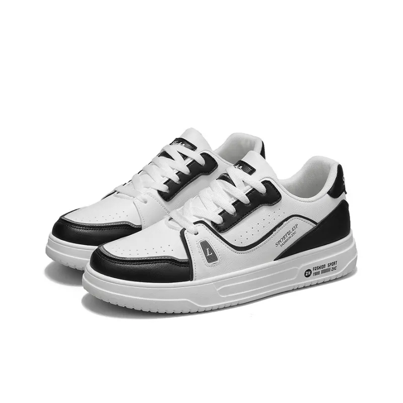 LONGDUIZHANG Slip Resistant Cushioning Abrasion Resistant Lightweight Low Top Skateboard Shoes Men's-2