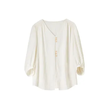 SENTUBILA Shirts Women's Light Apricot
