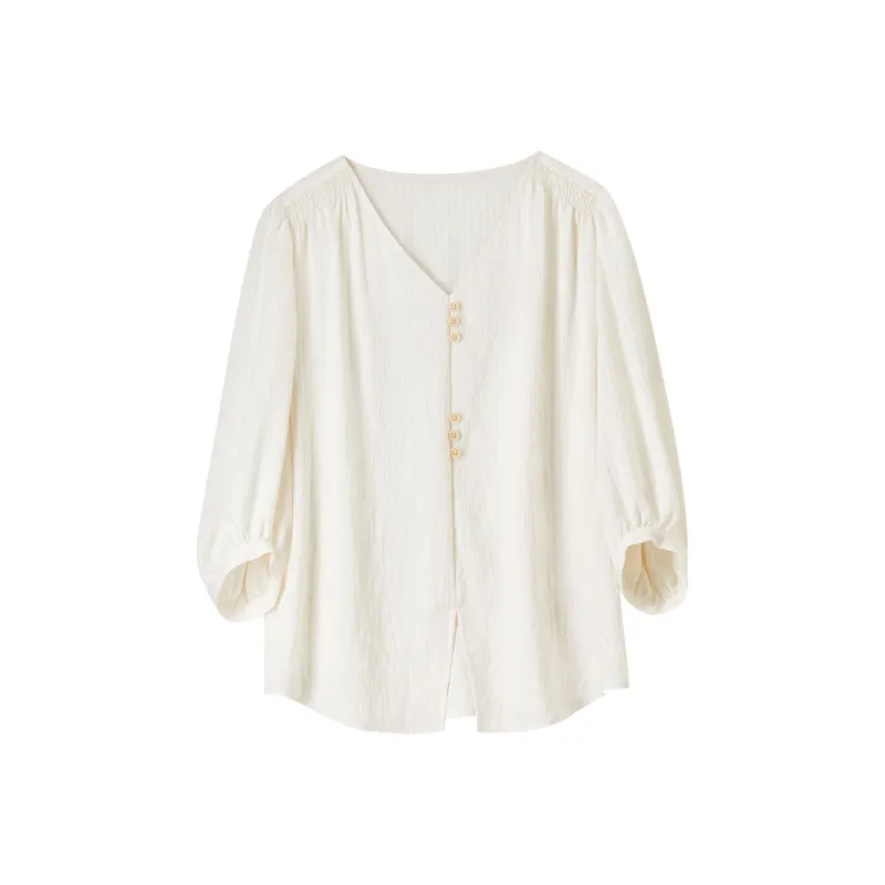 SENTUBILA Shirts Women's Light Apricot-0