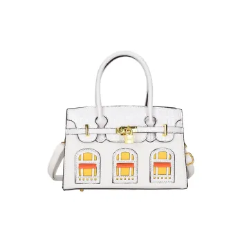 Yalu PU One Shoulder Handbag Women's White/Black/Gray/Brown/Blue/Red/Pink/Khaki