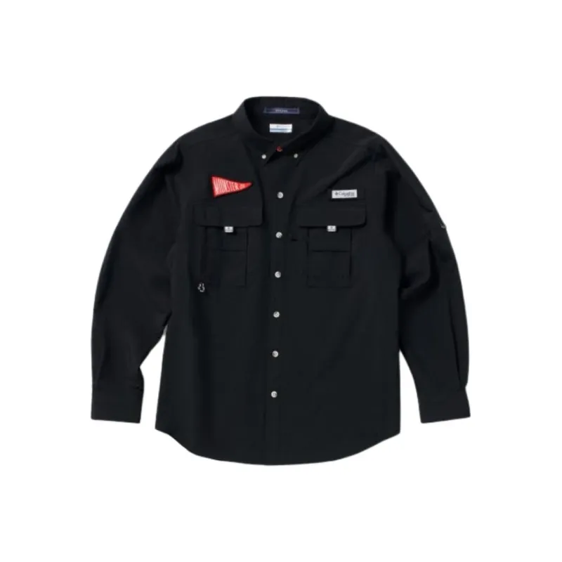 Columbia x Mounster SS25 Shirt Unisex Black-0