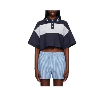 WE11DONE Polo Shirt Women's Marine Blue