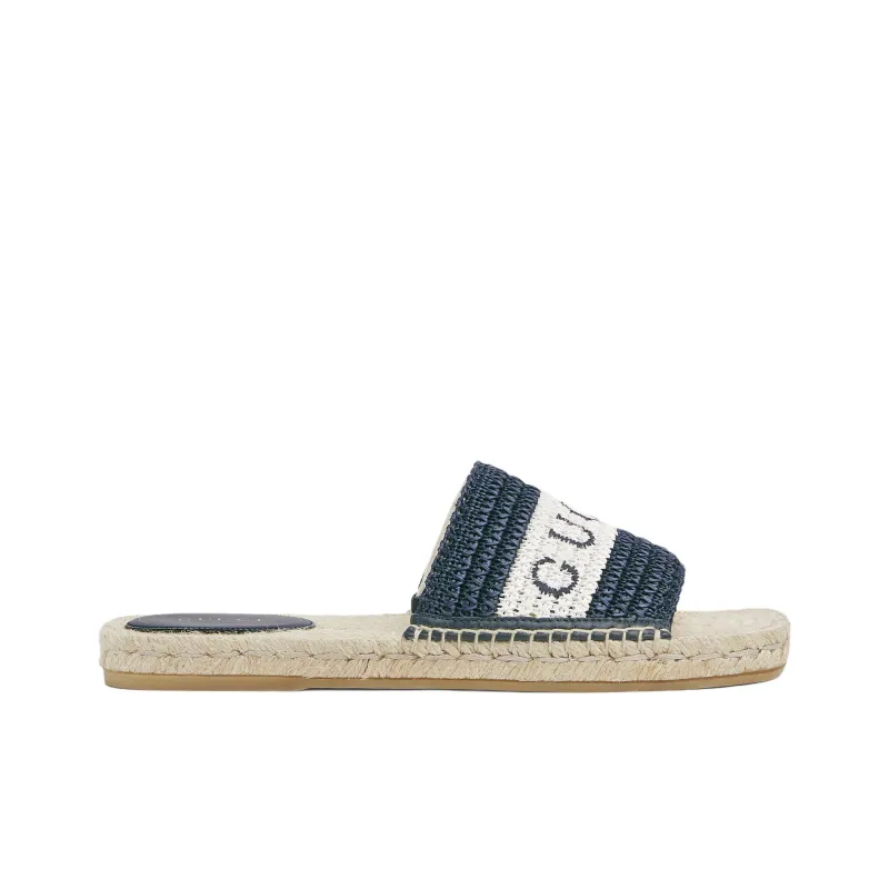 GUCCI Slide Slippers Women's Blue-1