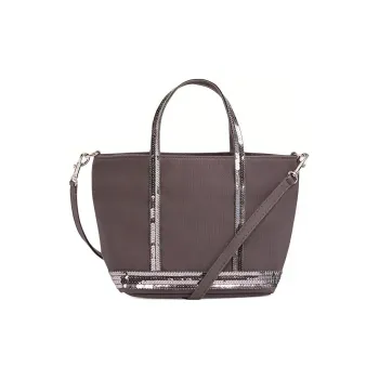 Vanessa Bruno Canvas Tote Bag, Shopping Bag, Canvas Bag, Shoulder Bag, Crossbody Bag, Handbag Women's Dark Gray
