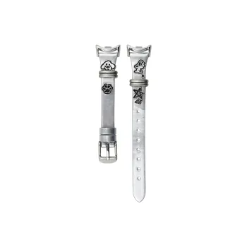 Wei Xin Apple Compatibility Watch Band Glossy Leather, Metal