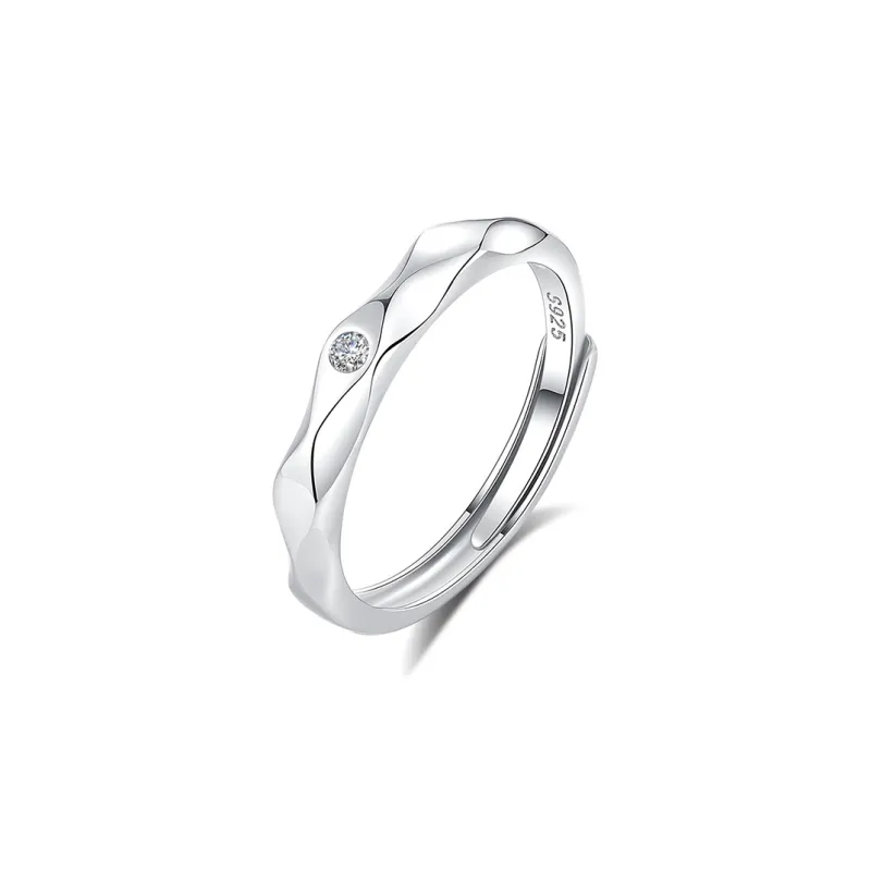 JKEM 925 Sterling Silver Rings Unisex-1
