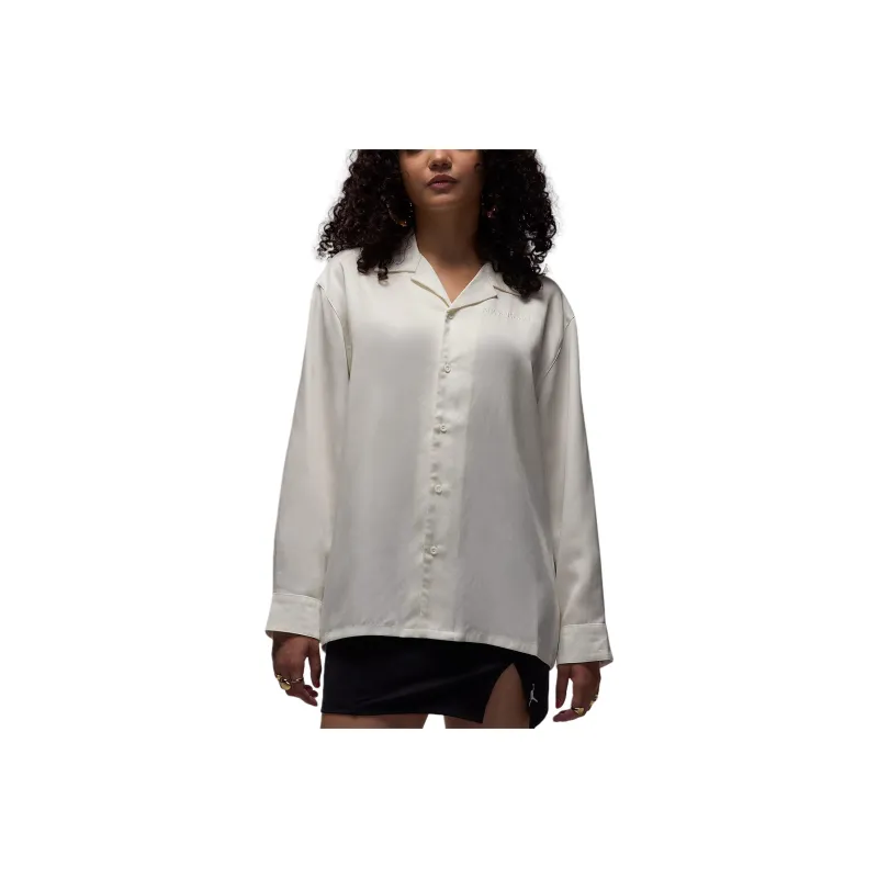Jordan Air Jordan Women's Long Sleeve Woven Top-0