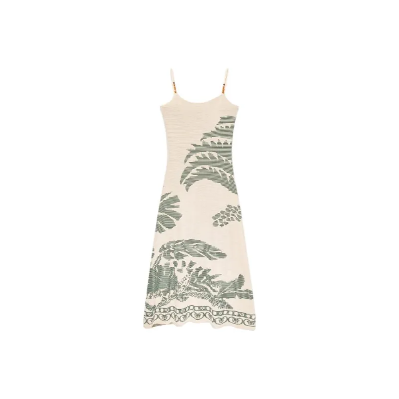 Desigual Slip Dresses Women's Ecru-0